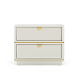 Julieta 28" 2-Drawer Nightstand by TOV Furniture at Eve Furniture