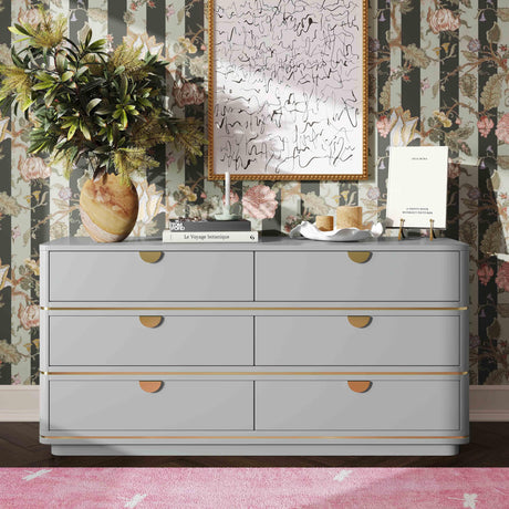 Julieta 6 Drawer Dresser by TOV Furniture at Eve Furniture