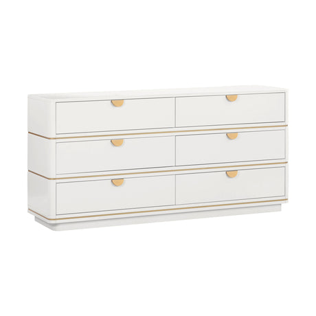 Julieta 6 Drawer Dresser by TOV Furniture at Eve Furniture
