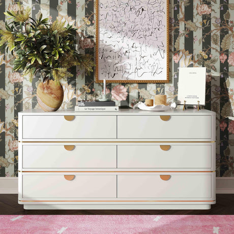 Julieta 6 Drawer Dresser by TOV Furniture at Eve Furniture