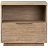 Juliette Nightstand, Natural Warm Wash by Dovetail at Eve Furniture