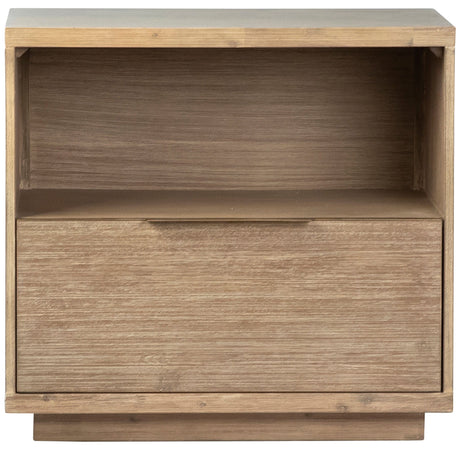 Juliette Nightstand, Natural Warm Wash by Dovetail at Eve Furniture