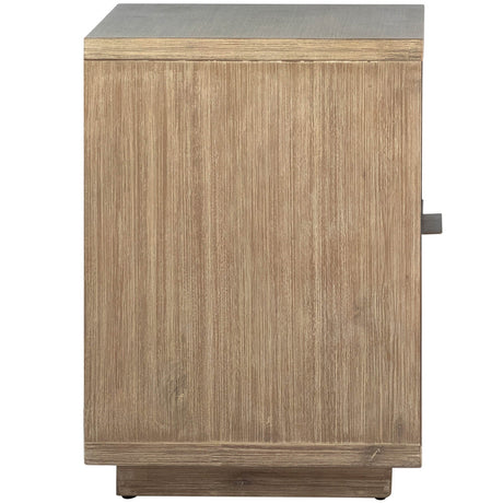 Juliette Nightstand, Natural Warm Wash by Dovetail at Eve Furniture