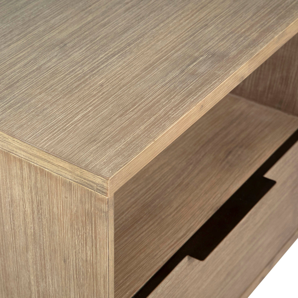 Juliette Nightstand, Natural Warm Wash by Dovetail at Eve Furniture
