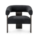 Julina Accent Chair - Charcoal by Classic Home at Eve Furniture