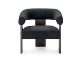 Julina Charcoal Upholstered Accent Chair by Classic Home at Eve Furniture