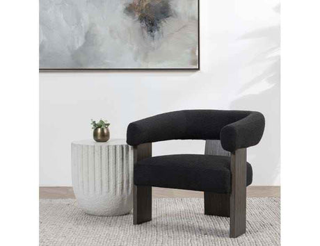 Julina Charcoal Upholstered Accent Chair by Classic Home at Eve Furniture