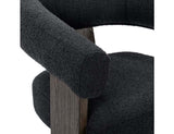 Julina Charcoal Upholstered Accent Chair by Classic Home at Eve Furniture