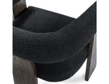Julina Charcoal Upholstered Accent Chair by Classic Home at Eve Furniture