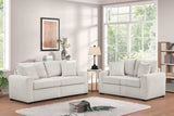 Julio Beige Sofa and Loveseat by Happy Homes at Eve Furniture