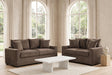 Julio Chocolate Sofa and Loveseat by Happy Homes at Eve Furniture