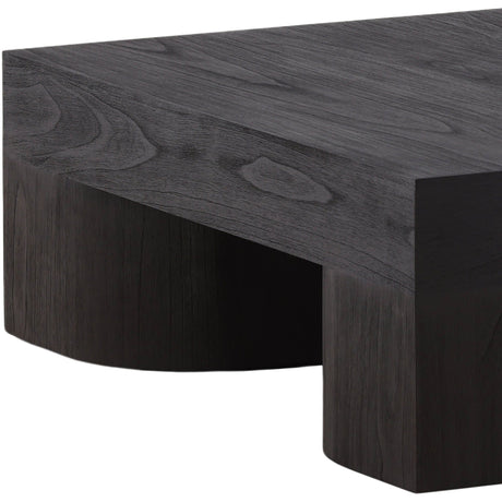 Juna Coffee Table, Dark Brown by Dovetail at Eve Furniture