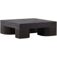 Juna Coffee Table, Dark Brown by Dovetail at Eve Furniture