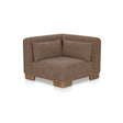 June Dark Brown Corner Chair by Moe's Home at Eve Furniture