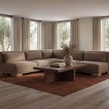 June Dark Brown Corner Modular Sectional by MOES at Eve Furniture