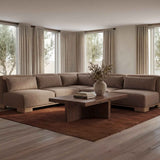 June Dark Brown Corner Modular Sectional by Moe's Home at Eve Furniture