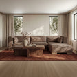 June Dark Brown Lounge Modular Sectional by Moe's Home at Eve Furniture