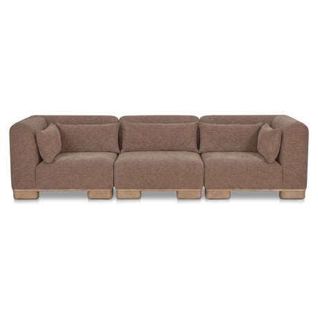 June Dark Brown Modular Sofa by MOES at Eve Furniture