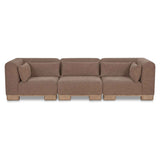 June Dark Brown Modular Sofa by Moe's Home at Eve Furniture