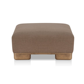 June Dark Brown Ottoman by MOES at Eve Furniture