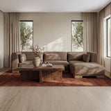 June Dark Brown Slipper Chair by MOES at Eve Furniture