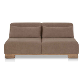 June Dark Brown Sofa by Moe's Home at Eve Furniture