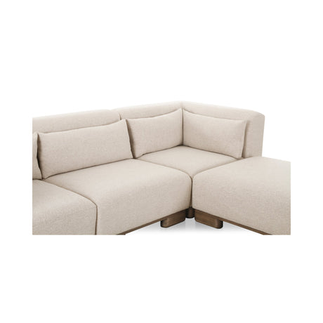 June Oatmeal Lounge Modular Sectional by MOES at Eve Furniture