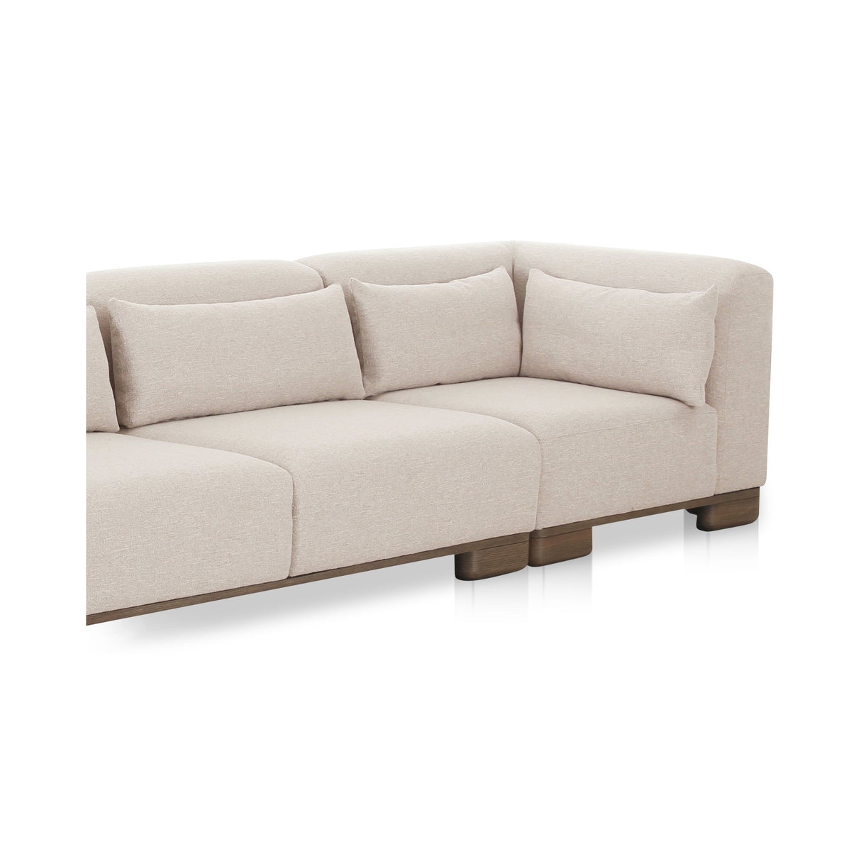 June Oatmeal Modular Sofa by MOES at Eve Furniture