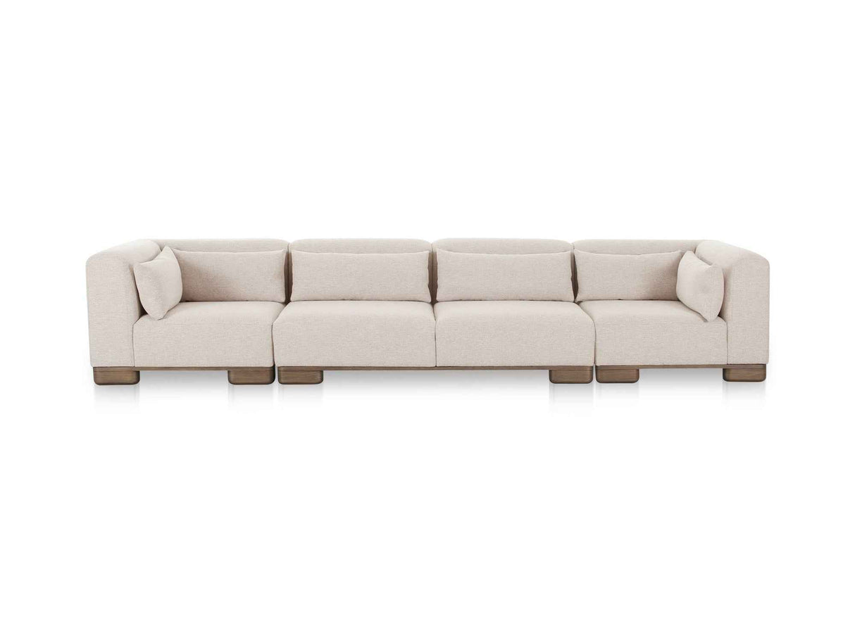 June Oatmeal Modular Sofa