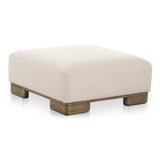 June Oatmeal Ottoman by MOES at Eve Furniture