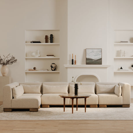 June Oatmeal Slipper Chair by MOES at Eve Furniture