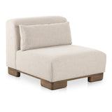 June Oatmeal Slipper Chair by MOES at Eve Furniture