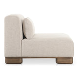 June Oatmeal Slipper Chair by MOES at Eve Furniture