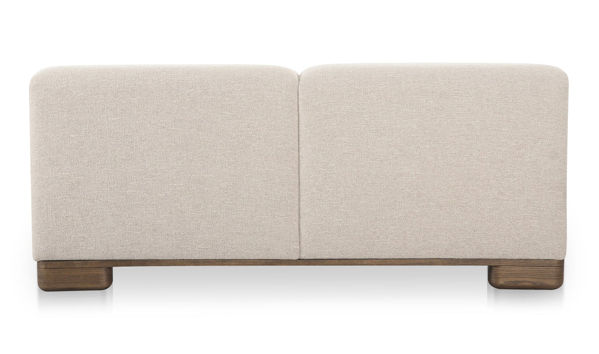 June Sofa Oatmeal by Moe's Home at Eve Furniture
