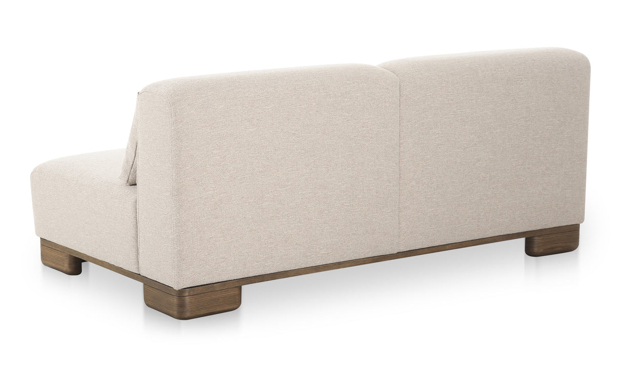 June Sofa Oatmeal by Moe's Home at Eve Furniture