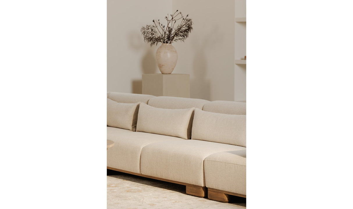 June Sofa Oatmeal by Moe's Home at Eve Furniture