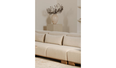 June Sofa Oatmeal by Moe's Home at Eve Furniture