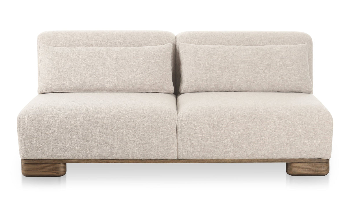 June Sofa Oatmeal by Moe's Home at Eve Furniture
