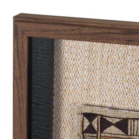 Jungle Harmony by Mercana Studio Hand Embelished Textured Framed Artwork Matted under Glass by Mercana at Eve Furniture