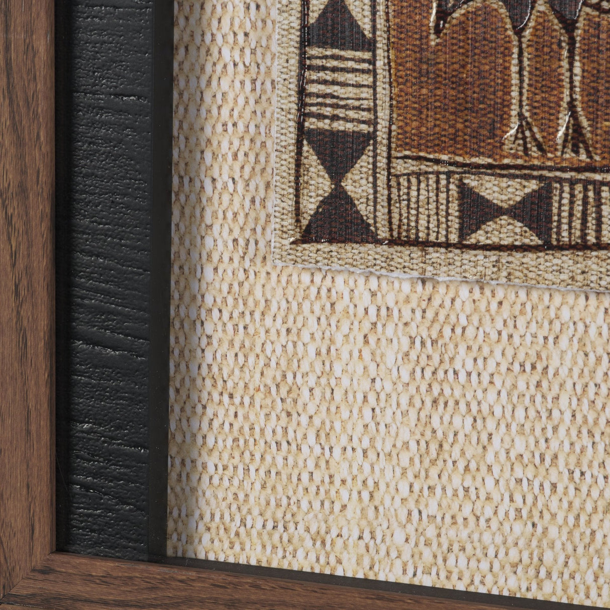 Jungle Harmony by Mercana Studio Hand Embelished Textured Framed Artwork Matted under Glass by Mercana at Eve Furniture