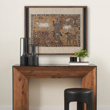 Jungle Harmony by Mercana Studio Hand Embelished Textured Framed Artwork Matted under Glass by Mercana at Eve Furniture