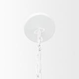Juniper 24" Round White Dome Pendant Light by Mercana at Eve Furniture