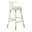 Juniper Performance Vegan Leather Stool by TOV Furniture at Eve Furniture
