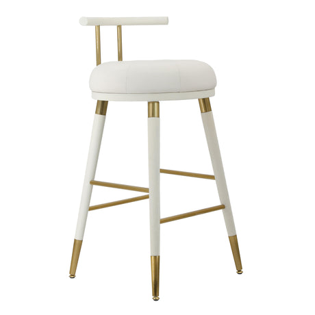 Juniper Performance Vegan Leather Stool by TOV Furniture at Eve Furniture