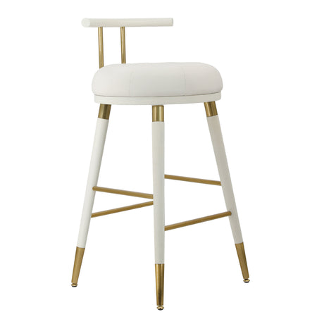 Juniper Performance Vegan Leather Stool by TOV Furniture at Eve Furniture