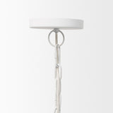 Juniper Round White Dome Pendant Light by Mercana at Eve Furniture