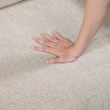Juniper Taupe Chenille 2-Piece Sectional with Left Chaise by Homelegance at Eve Furniture