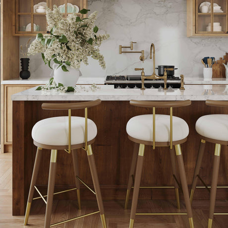 Juniper Velvet Stool by TOV Furniture at Eve Furniture