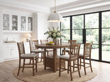 Junipero Brown/Light Gray Counter Height Chair, Set of 2 by Homelegance at Eve Furniture