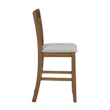 Junipero Brown/Light Gray Counter Height Chair, Set of 2 by Homelegance at Eve Furniture